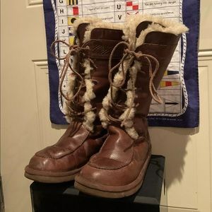 UGG Tularosa W Size 10 Suede Shearling Tall Boot